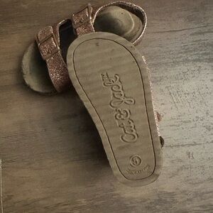 Cat & Jack Glittery Kids Sandals - Gold